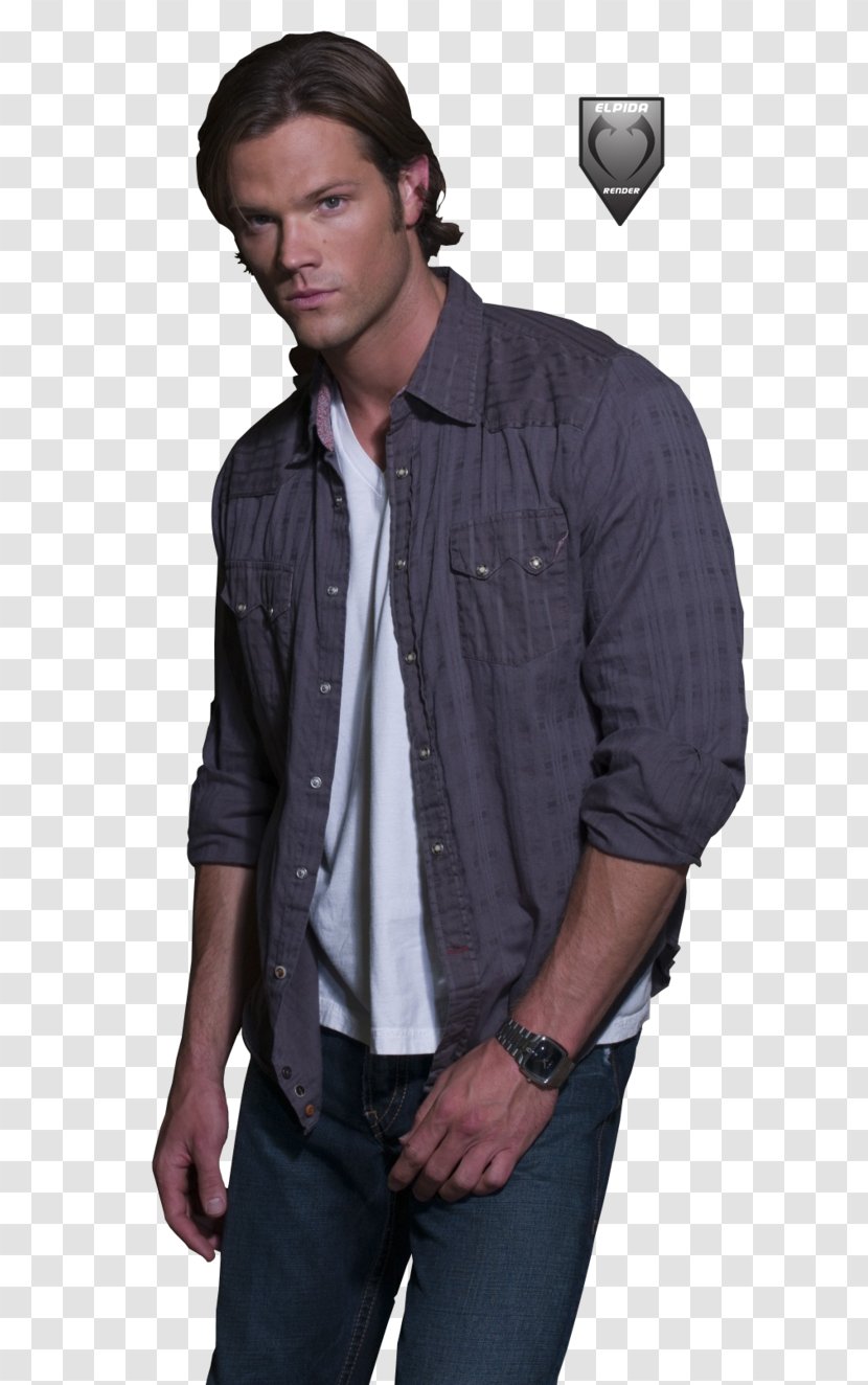 Jared Padalecki Sam Winchester Supernatural T-shirt Transparent PNG