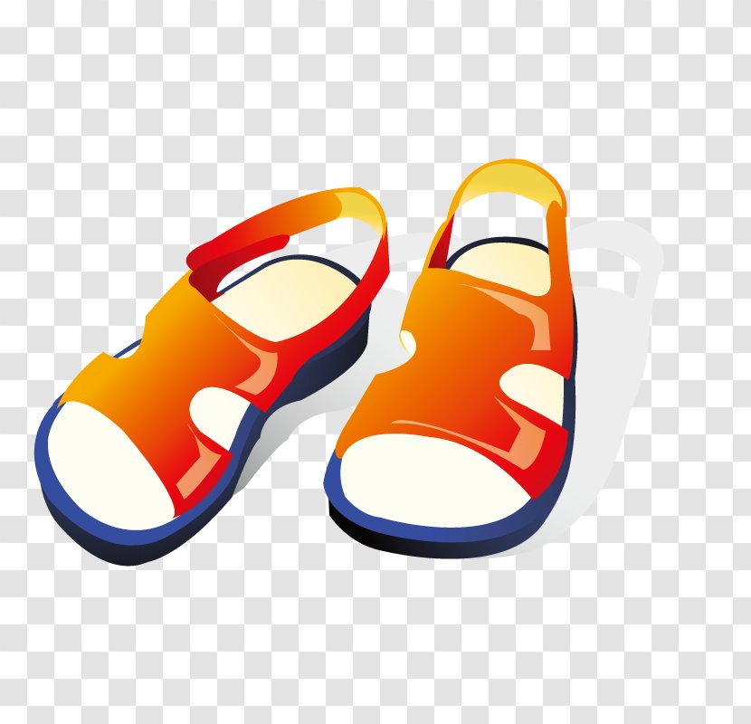 Slipper Sandal Flip-flops - Shoe - Children's Shoes Boy Sandals Transparent PNG