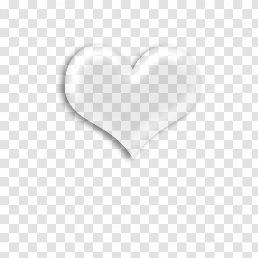Heart - White - Coeur Transparent PNG