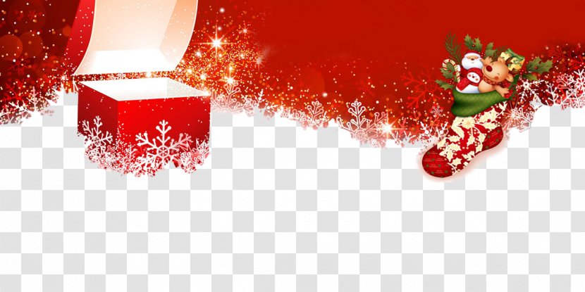 Merry Christmas Happy New Year Background - Event - Animation Decoration Transparent PNG