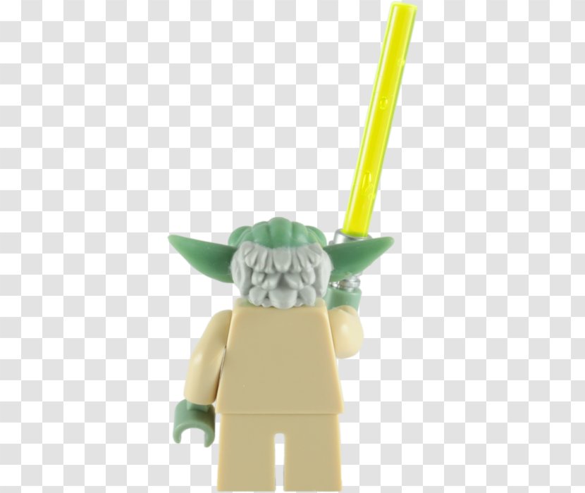 Yoda Figurine Lightsaber Lego Star Wars Minifigure Transparent PNG