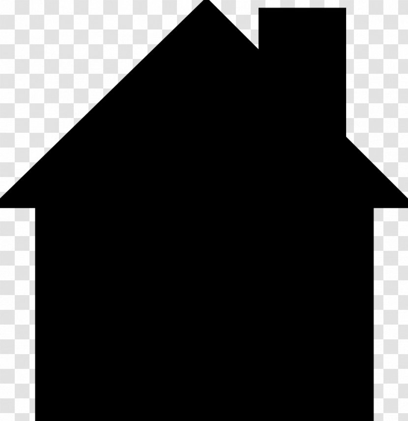 Vector Graphics House Clip Art Image - Black - Home Transparent PNG