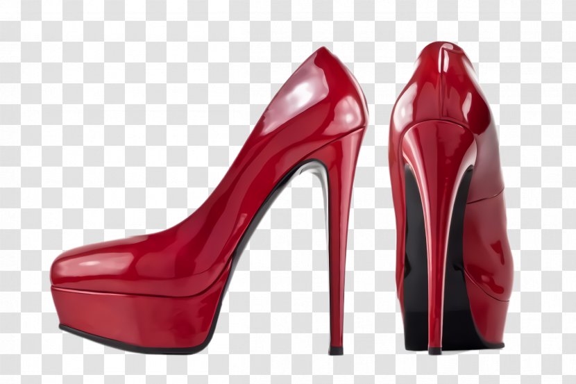 High Heels Footwear Red Basic Pump Shoe - Sandal Carmine Transparent PNG