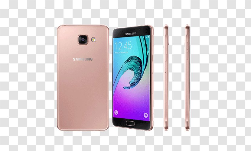 Samsung Galaxy A3 (2016) (2015) A7 A5 - 4 G - Pink Transparent PNG