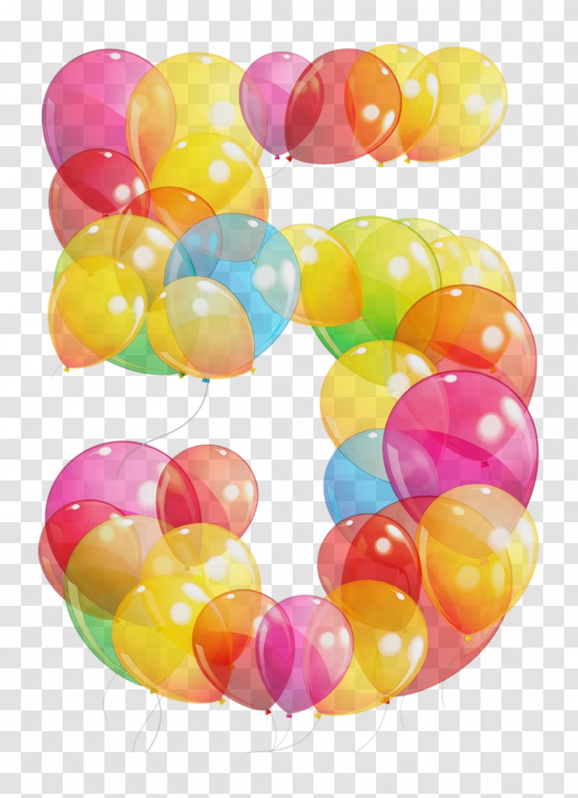 Balloon Party Supply Heart - Wet Ink Transparent PNG