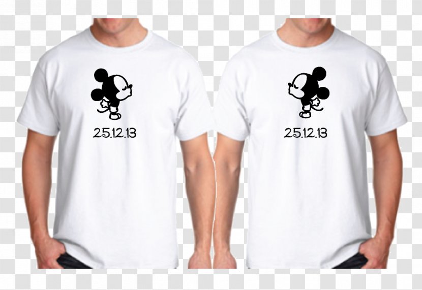 Mickey Mouse Minnie T-shirt Hoodie - Sleeve - Married Transparent PNG