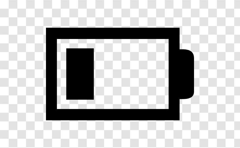 Low Battery - Brand - Black And White Transparent PNG