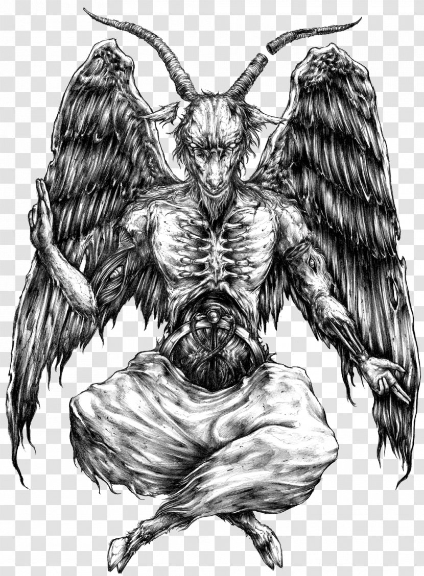 Demon Sketch Illustration Insect Myth - Wing Transparent PNG