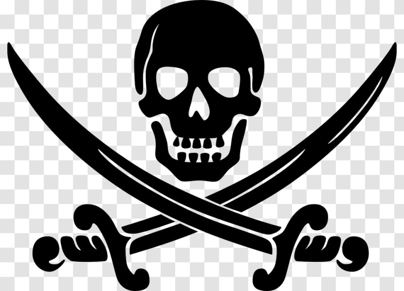 Piracy Jolly Roger Clip Art - Calico Jack - Public Domain Transparent PNG