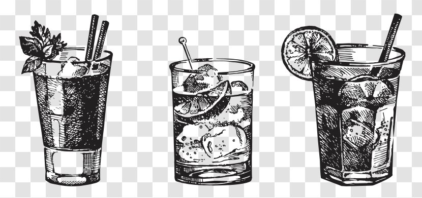 Cocktail Gin And Bear It Bloody Mary Martini - Bartender - Sketch Transparent PNG