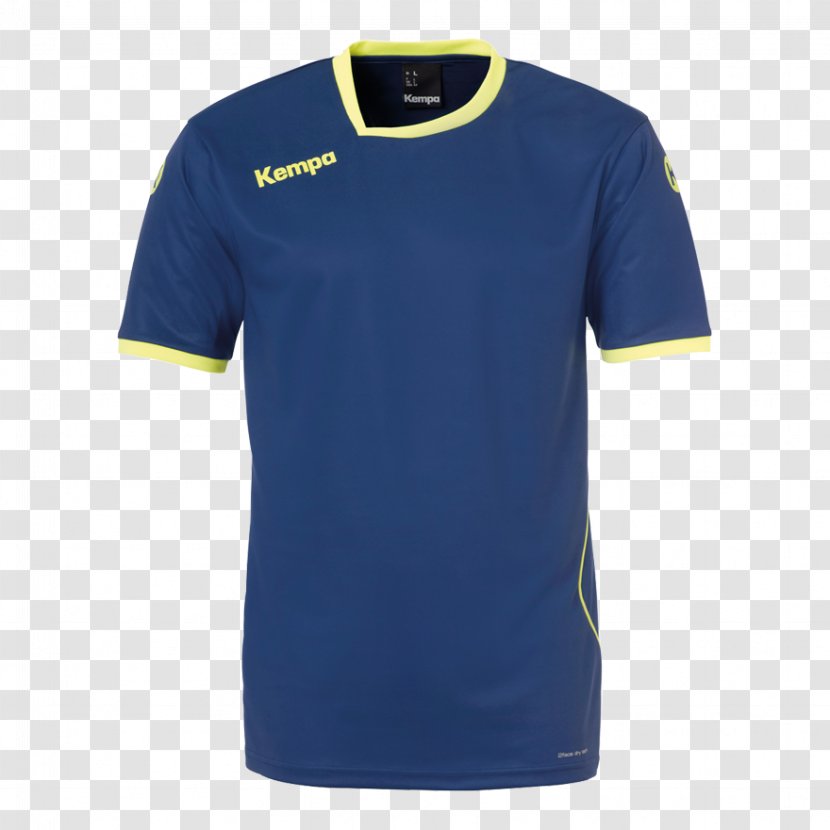 T-shirt Polo Shirt Sleeve Kempa - Cobalt Blue - Men Shopping Transparent PNG