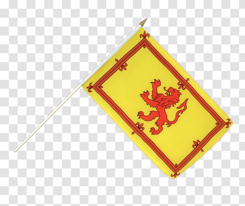 Royal Banner Of Scotland Wavin' Flag Rectangle - Text Transparent PNG