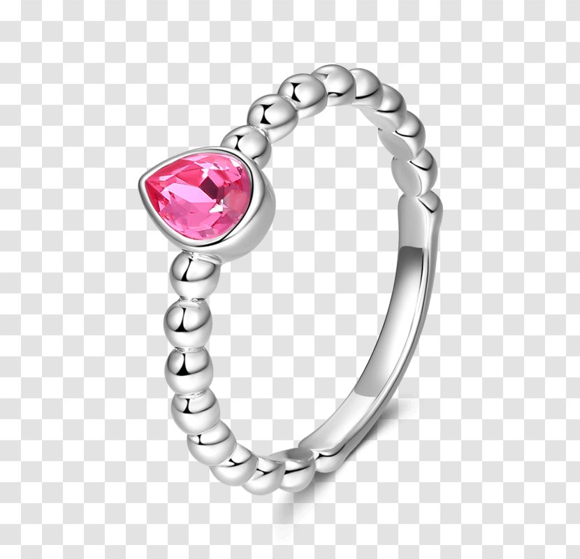 Ruby Bracelet Silver Wedding Ring Jewellery - Jewelry Making - Couple Rings Transparent PNG