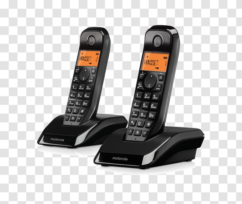 Motorola Startac Duo Dect S1202 Cordless Telephone Home & Business Phones - Handsfree - S1201 Transparent PNG