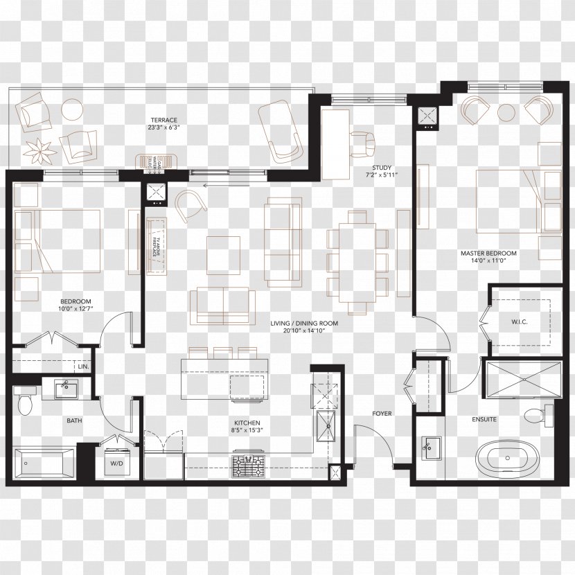 Floor Plan Site - Diagram - Table Transparent PNG