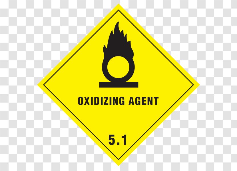 Traffic Sign Warning - Area - Oxidizing Agent Transparent PNG
