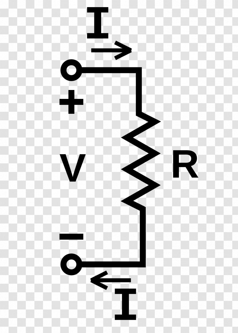 Ohm's Law Voltage Electrical Resistance And Conductance Resistor - Black White - 22 Transparent PNG