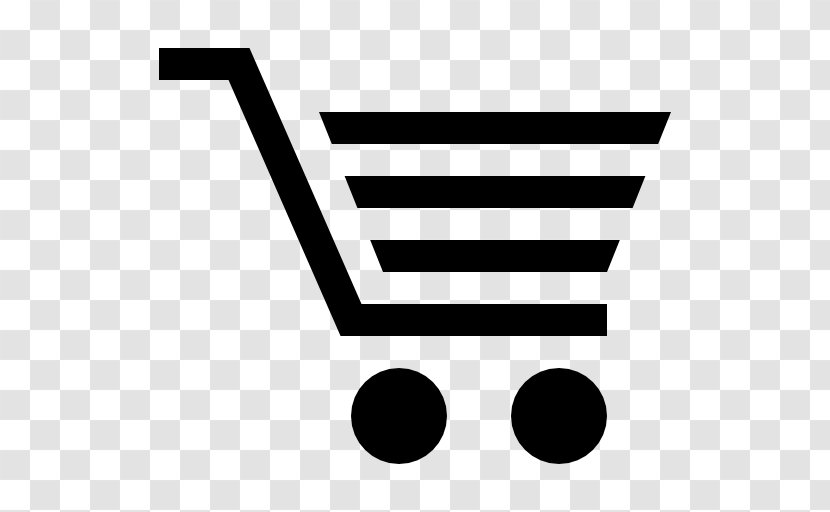 Shopping Cart Coin E-commerce - Black And White - Horizontal Line Transparent PNG