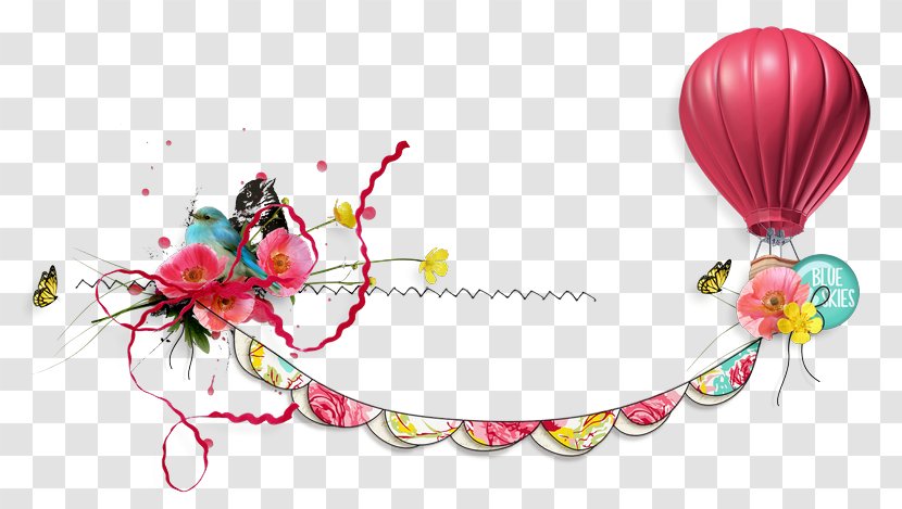 Hot Air Balloon Clip Art - Bunting Transparent PNG