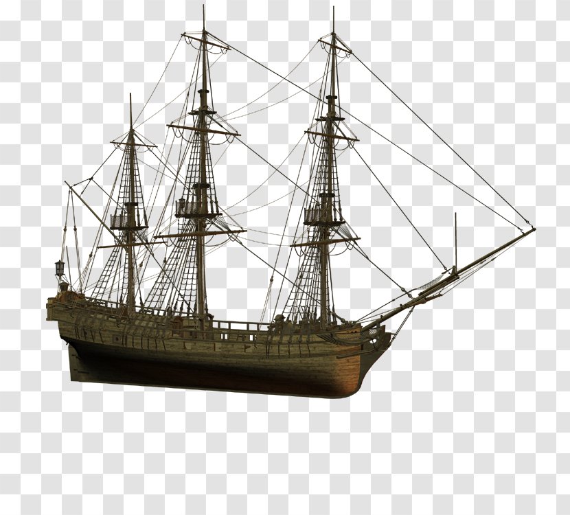 Brigantine Clipper Barquentine Galleon - Flagship - Ship Transparent PNG