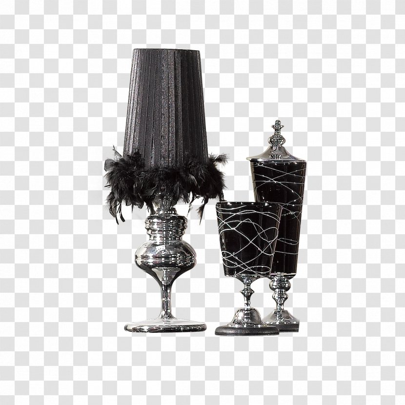 Table Light Fixture Lamp - Living Room - Black Transparent PNG