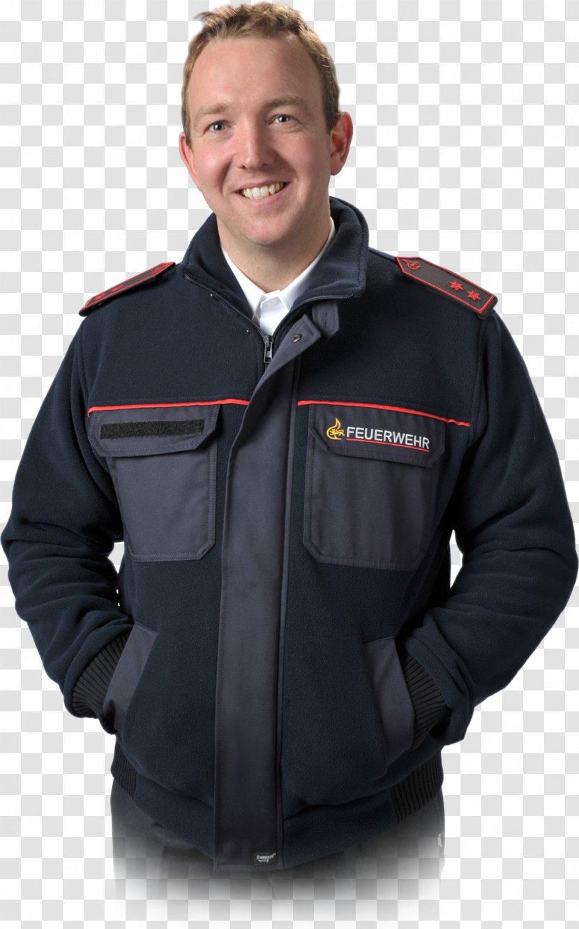 Hoodie Saarland Polar Fleece Uniform Fire Department - Saar - Patten Transparent PNG