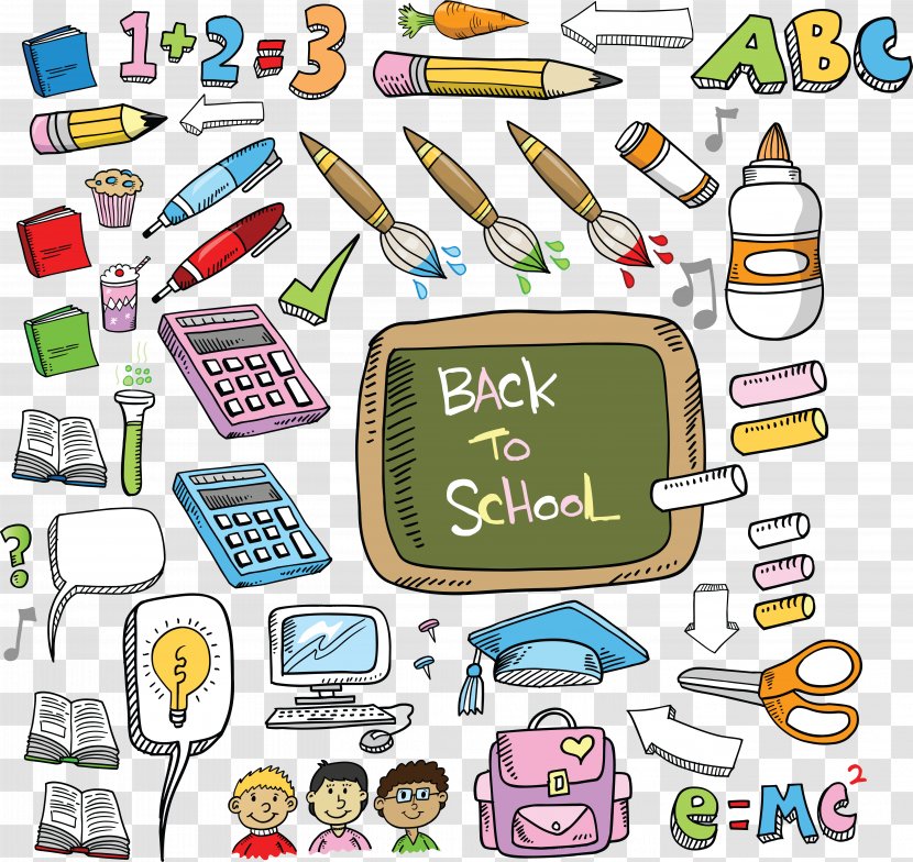 Doodle Education Drawing - Student - Back To School Transparent PNG