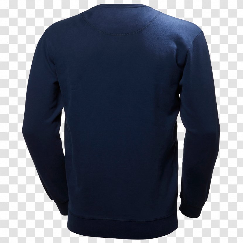 Long-sleeved T-shirt Polar Fleece Sweater - Blue Transparent PNG