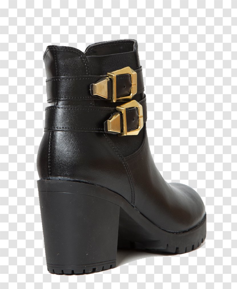 Shoe Boot Black M - Brown Transparent PNG