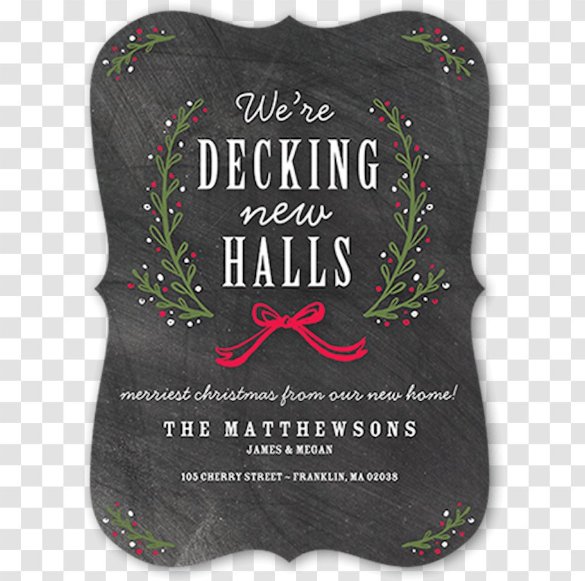 Christmas Card Holiday Greeting & Note Cards Wedding Invitation - Text Transparent PNG
