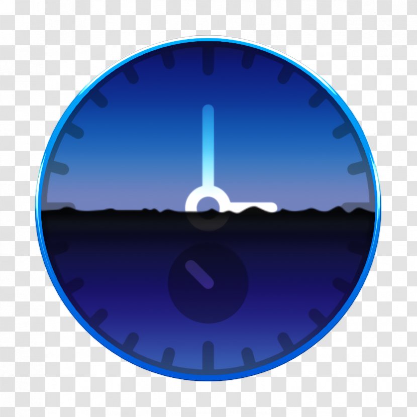 Essential Icon Stopwatch Time - Sky - Tower Electric Blue Transparent PNG