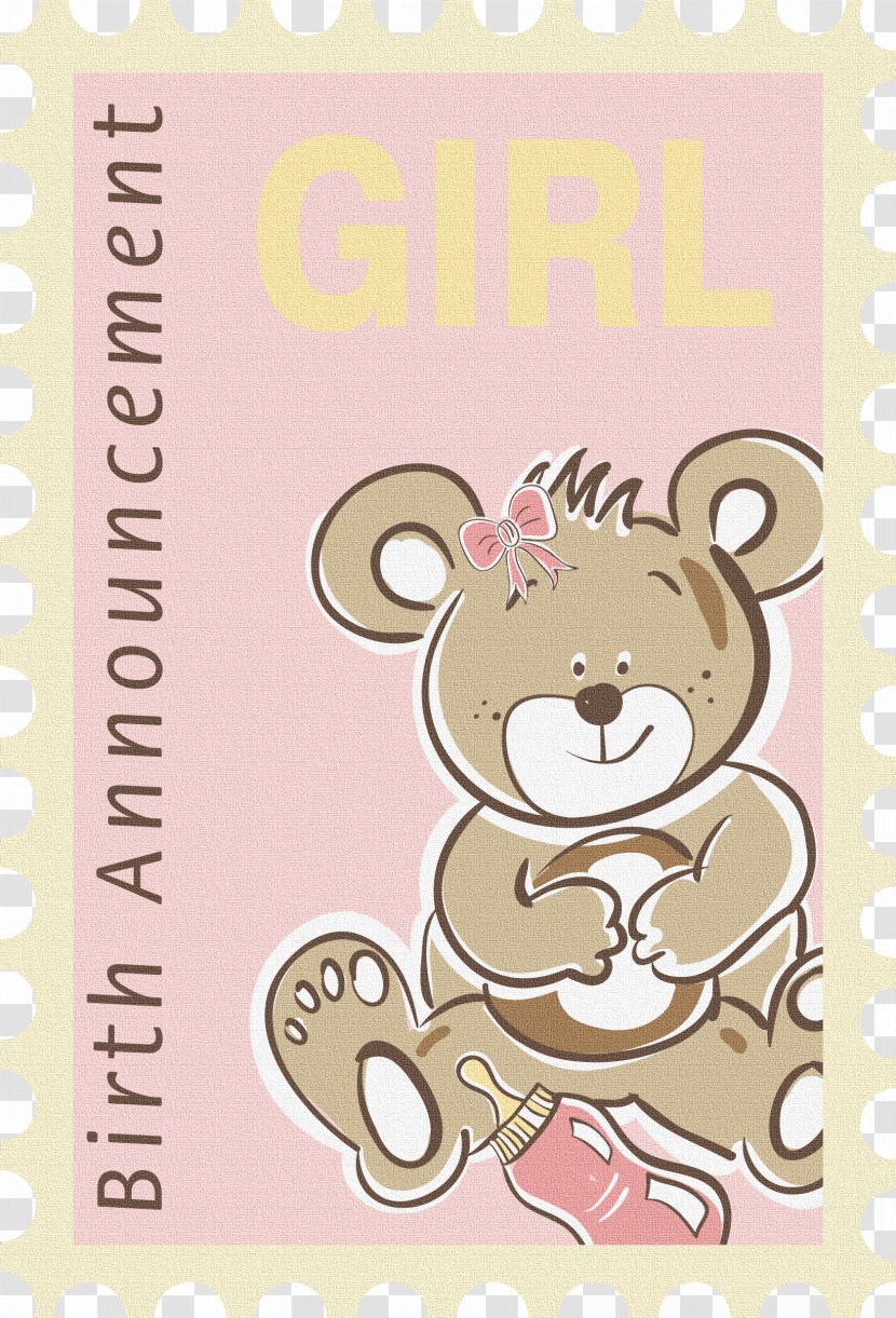 Baby Shower Infant Clip Art - Flower - Bear Notebook Transparent PNG
