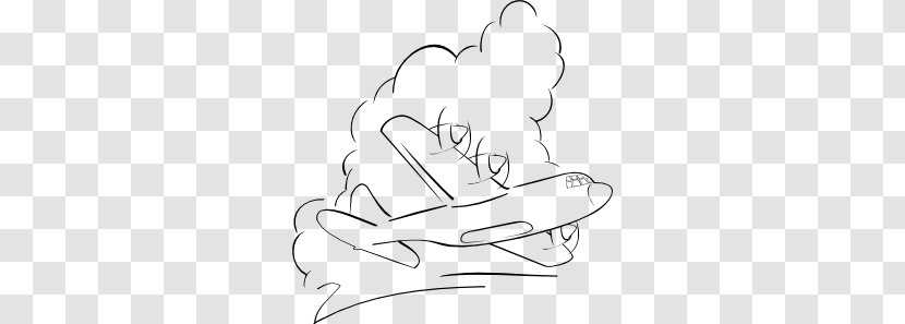 Airplane Aircraft Flight Drawing Clip Art - Cartoon - Flying Away Cliparts Transparent PNG