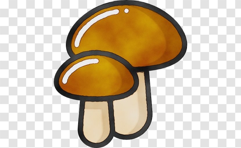 Yellow Mushroom - Watercolor Transparent PNG