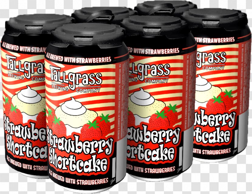 Tallgrass Brewing Co Shortcake Beer Pale Ale - Strawberry Transparent PNG