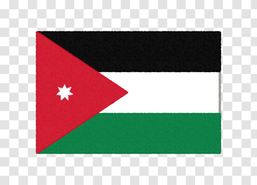 Flag Of Jordan Palestine Lebanon - Placemat Transparent PNG