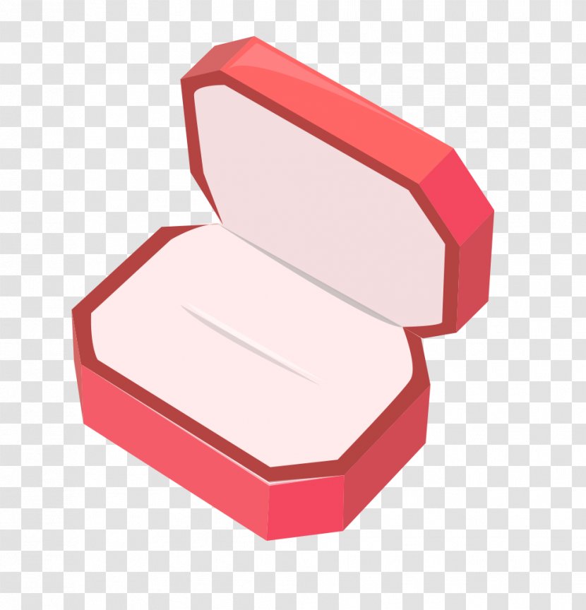 Box Ring Jewellery - Packaging And Labeling - Red Jewelry Transparent PNG
