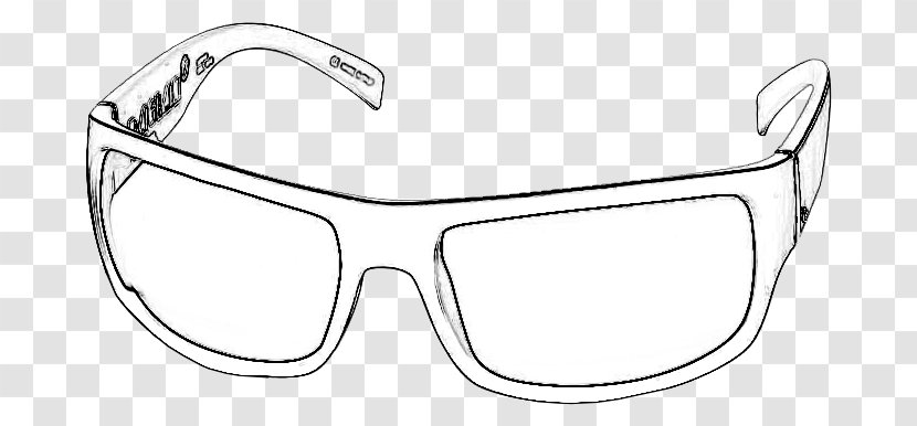 Goggles Glasses Line Art - Shoe - Rip Curl Transparent PNG