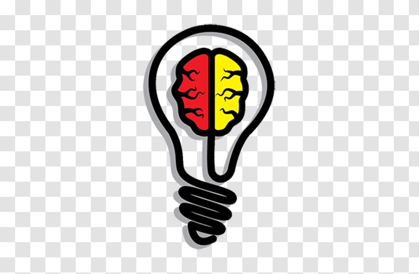 Brain Incandescent Light Bulb Problem Solving Icon - Royaltyfree - Creative Design Transparent PNG