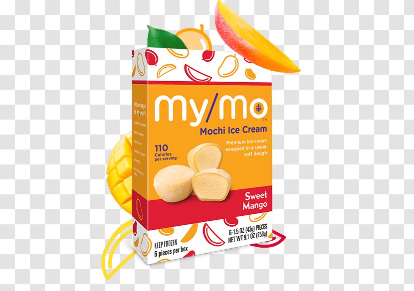 Mochi Ice Cream Milk Vanilla - Green Tea - Mango Icecream Transparent PNG