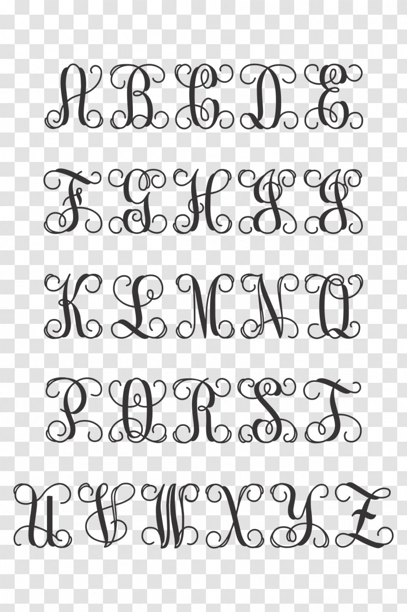 Makeup Brush Calligraphy Poster Font - Letter - Gothic Art Alphabet Clip ArtM Transparent PNG