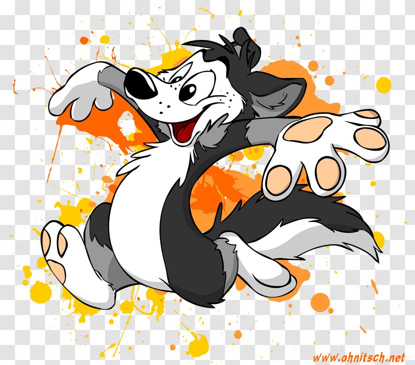 Siberian Husky Cartoon Drawing Illustration - Itunes - Happy Cartoons Transparent PNG