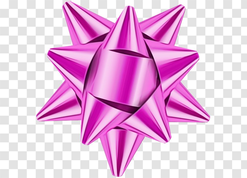 Pink Purple Violet Magenta Star - Paint Transparent PNG