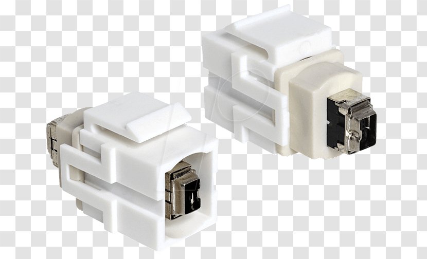 Adapter Electrical Connector Keystone Module IEEE 1394 Twisted Pair - Computer Transparent PNG