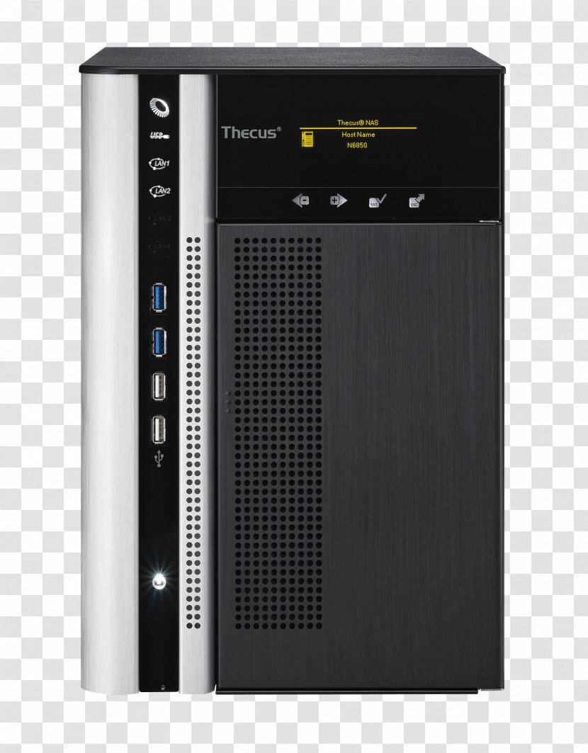 Network Storage Systems Thecus N8850 Technology TopTower N6850 NAS Server - Toptower - SATA 3Gb/sComputer Transparent PNG