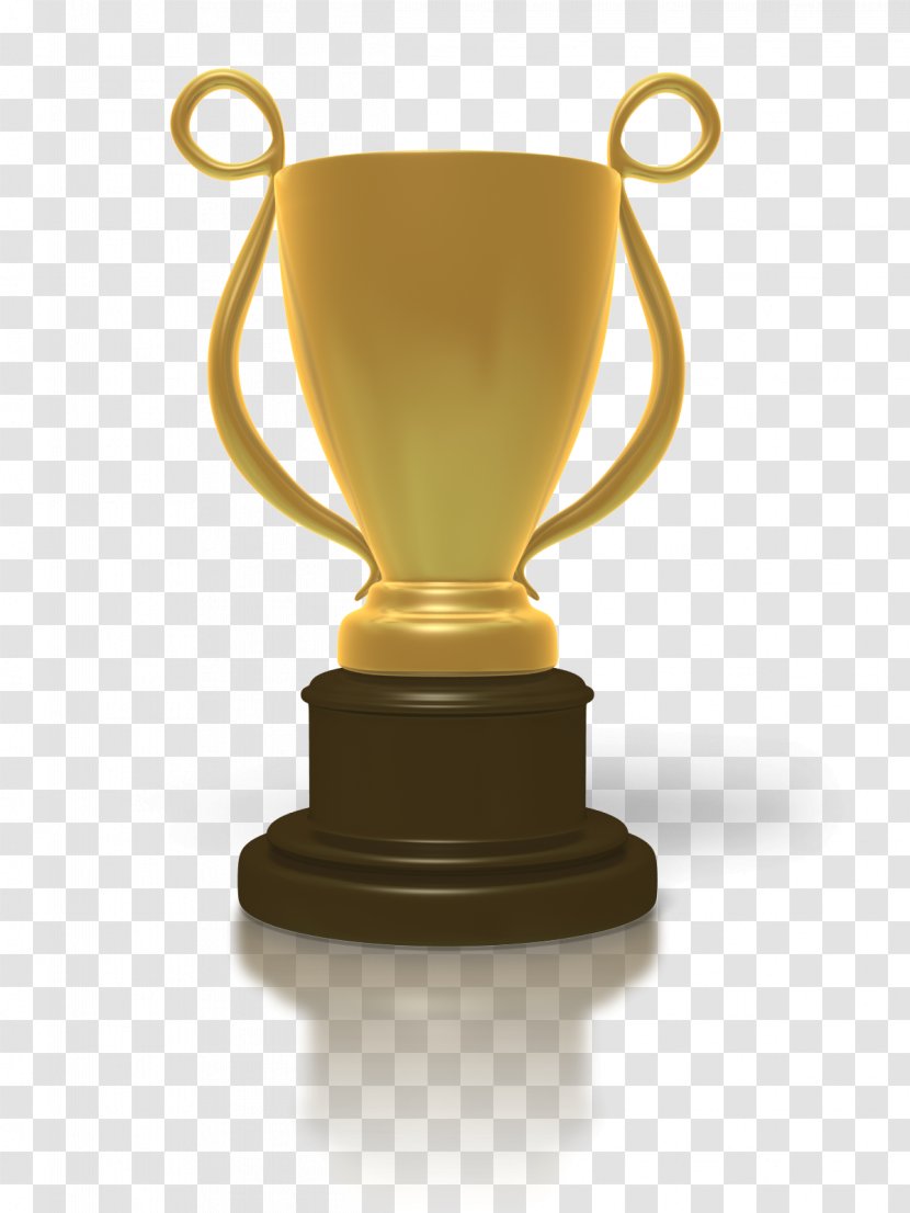 Trophy Award Animation Cup Competition - Golden Transparent PNG
