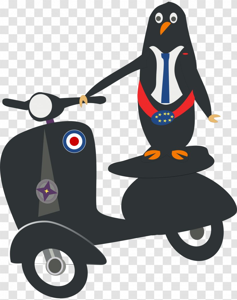 Scooter Piaggio Vespa Motorcycle Clip Art - Bird Transparent PNG