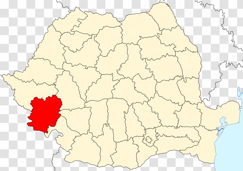 Giurgiu County Map Royalty-free Wikipedia Illustration - Area Transparent PNG