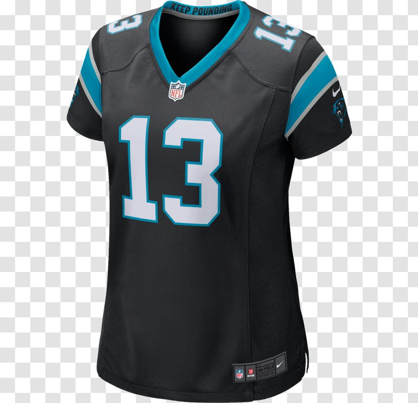Carolina Panthers NFL Jersey Nike American Football - Active Shirt Transparent PNG