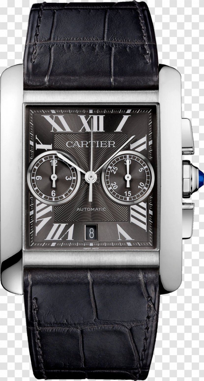 Cartier Tank MC Watch Chronograph - Solo Transparent PNG